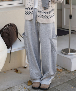 【起毛】ドープカーゴバンディングパンツ MELANGE GRAY