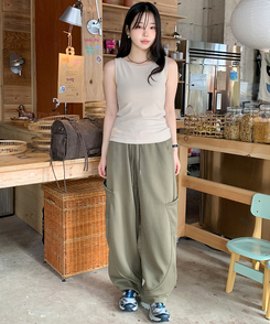 【起毛】ドープカーゴバンディングパンツ KHAKI