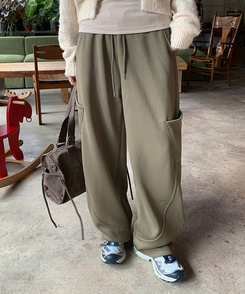 【起毛】ドープカーゴバンディングパンツ KHAKI