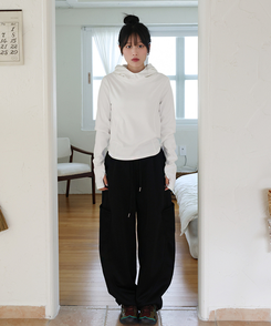 【起毛】ドープカーゴバンディングパンツ BLACK