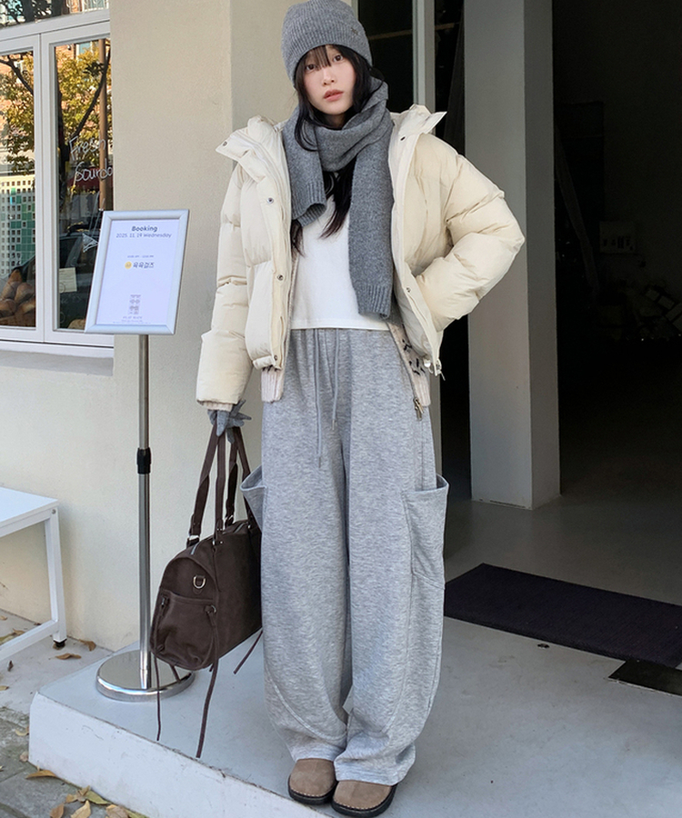 【起毛】ドープカーゴバンディングパンツ MELANGE GRAY