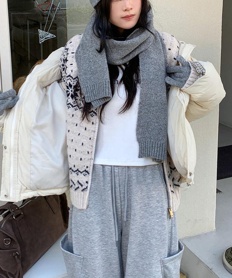 【起毛】ドープカーゴバンディングパンツ MELANGE GRAY