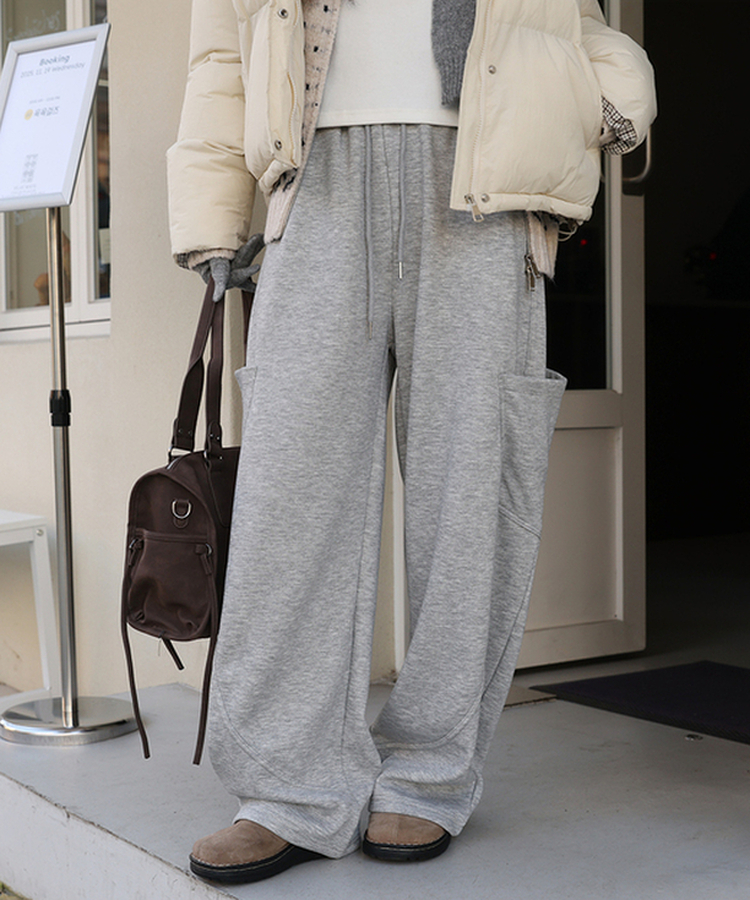 【起毛】ドープカーゴバンディングパンツ MELANGE GRAY