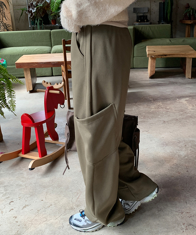 【起毛】ドープカーゴバンディングパンツ KHAKI
