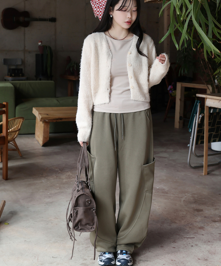 【起毛】ドープカーゴバンディングパンツ KHAKI