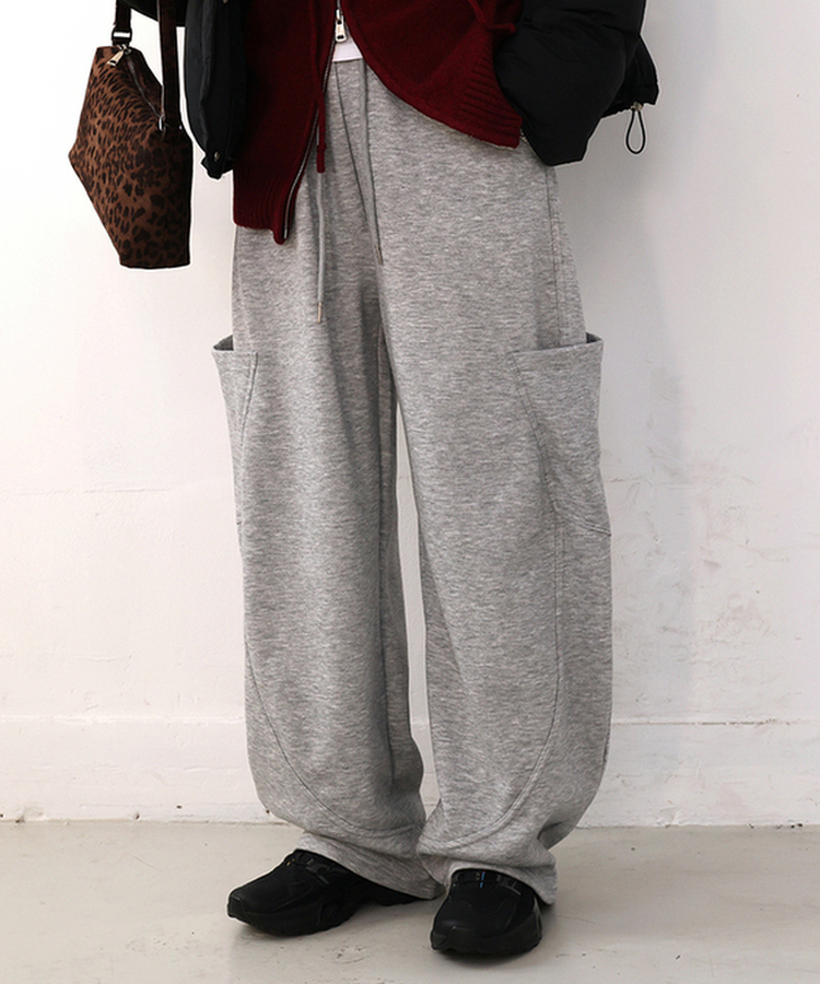 【起毛】ドープカーゴバンディングパンツ MELANGE GRAY