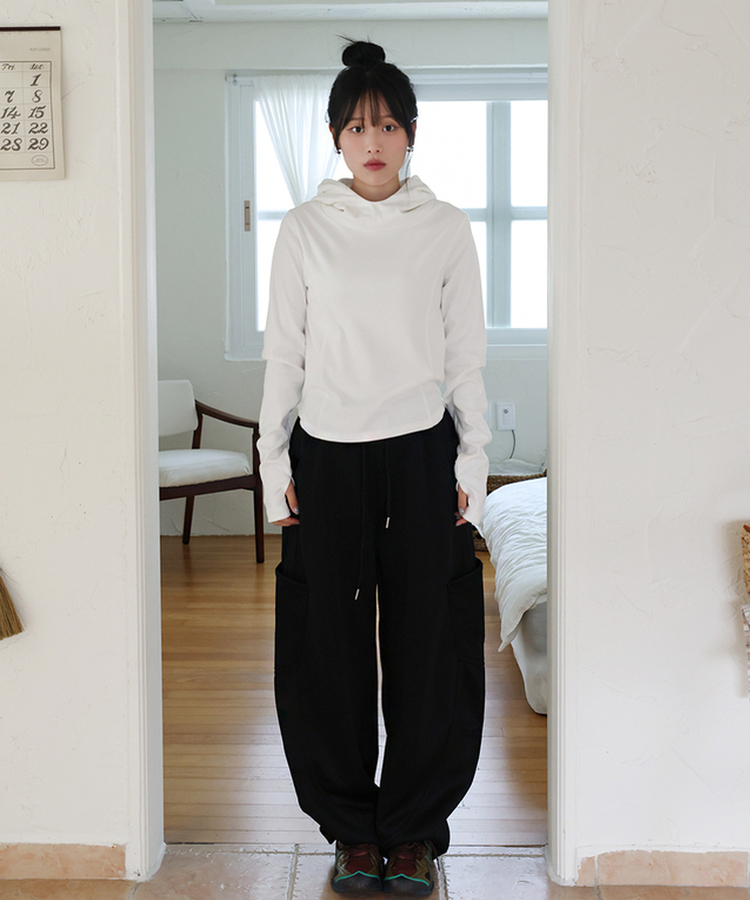 【起毛】ドープカーゴバンディングパンツ BLACK