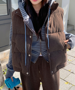 ココダウンベスト BROWN