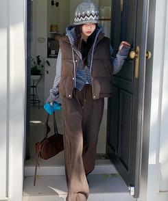 ココダウンベスト BROWN