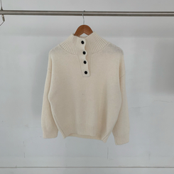 【SET】プチハイネックボタンニット ミニスカート