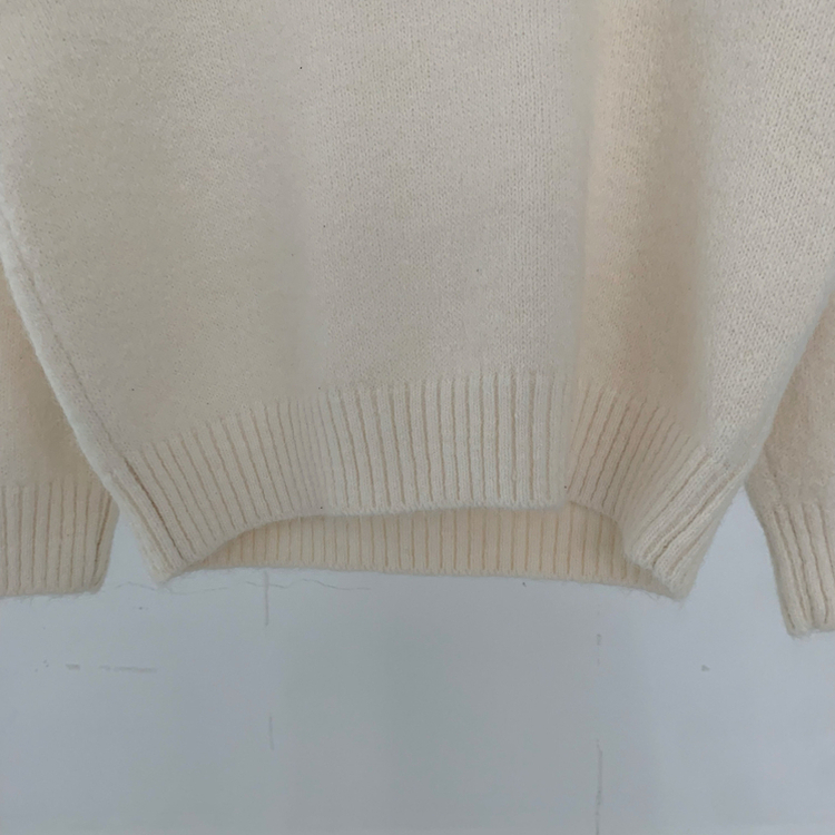 【SET】プチハイネックボタンニット ミニスカート