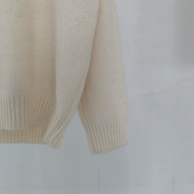 【SET】プチハイネックボタンニット ミニスカート