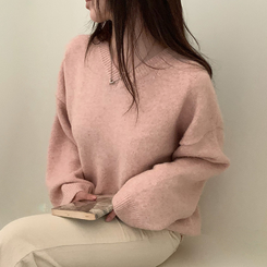 ムードVネックニットニット(9color) PINK