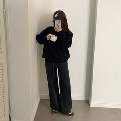 ムードVネックニットニット(9color) DARK NAVY