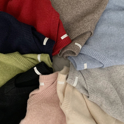 ムードVネックニットニット(9color)