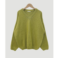 ムードVネックニットニット(9color)