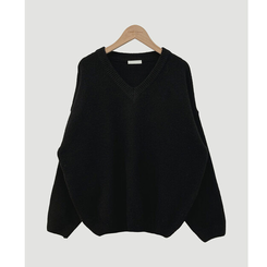 ムードVネックニットニット(9color)