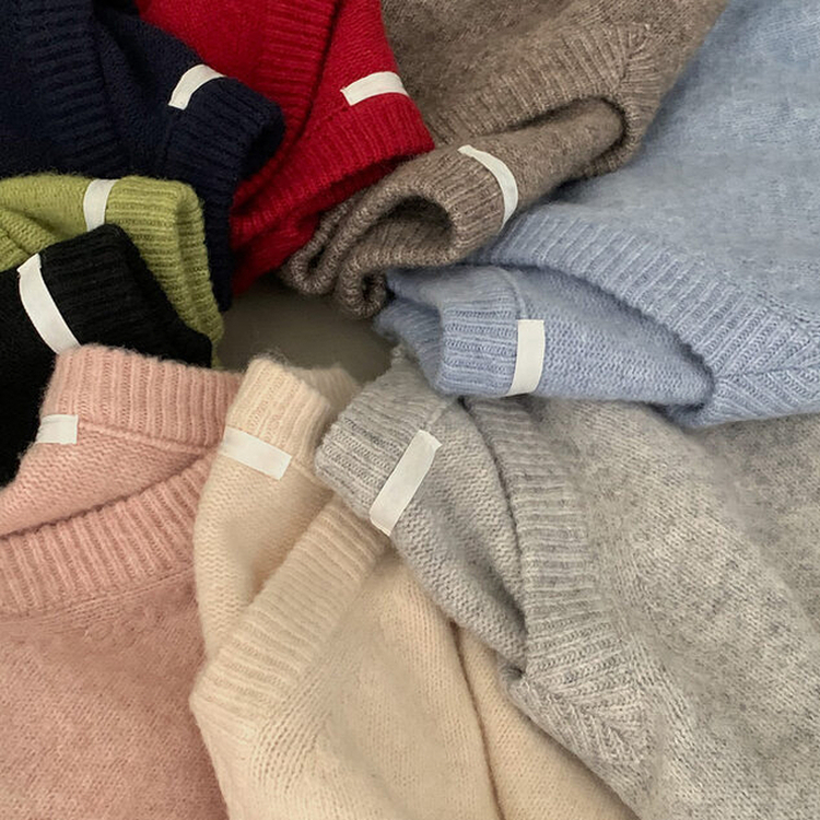 ムードVネックニットニット(9color)