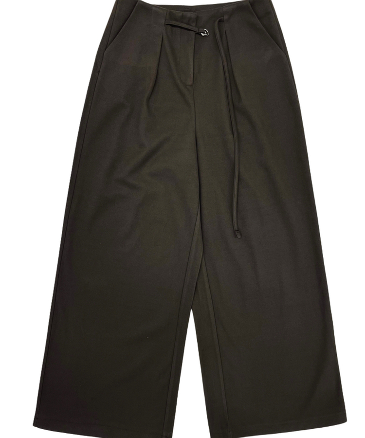 ヘビーウールピンタックスラックスパンツ