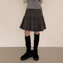 モモティアードスカート CHARCOAL