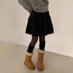 モモティアードスカート BLACK