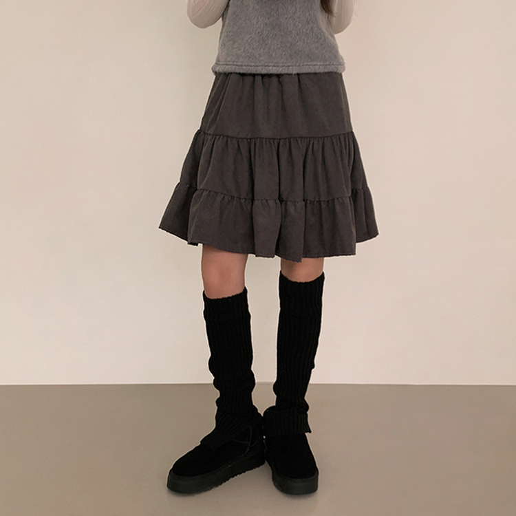 モモティアードスカート CHARCOAL