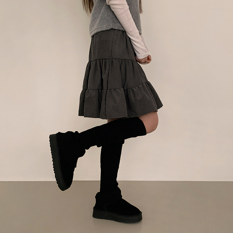 モモティアードスカート CHARCOAL