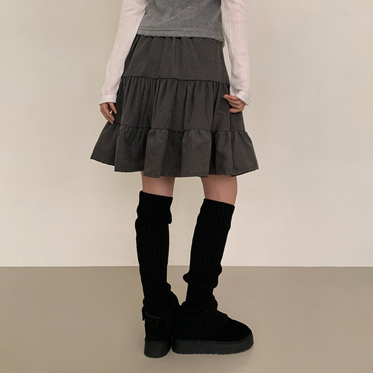 モモティアードスカート CHARCOAL