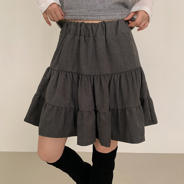 モモティアードスカート CHARCOAL