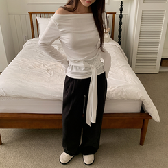 クロウ長袖Tシャツ IVORY