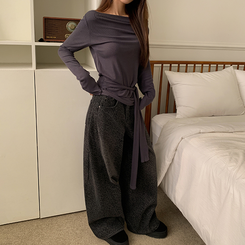 クロウ長袖Tシャツ CHARCOAL