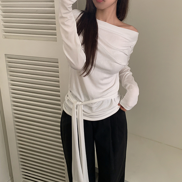 クロウ長袖Tシャツ IVORY