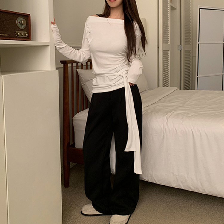 クロウ長袖Tシャツ IVORY