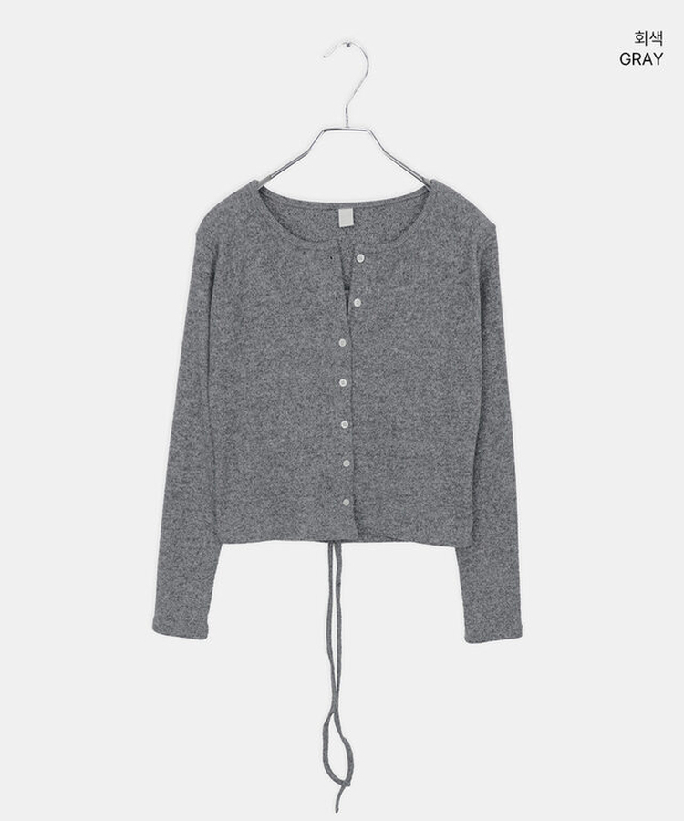 【SET】スリムトップ カーディガン