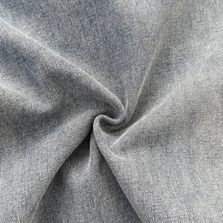 【丈別】【起毛】イウエストセミワイドデニムパンツ