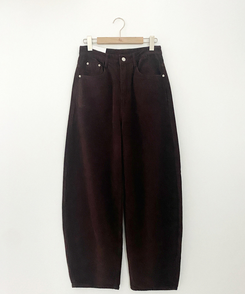 【起毛】マロングワイドパンツ
