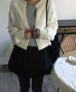 フェリーピーチミニスカート BLACK