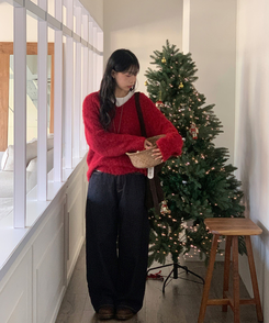 ノンフェードチェックパンツ DEEP DENIM