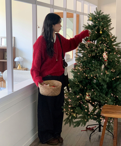 ノンフェードチェックパンツ DEEP DENIM