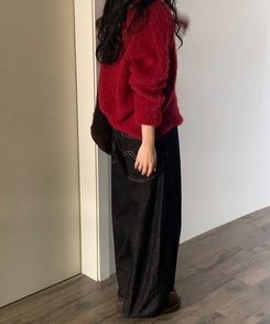 ノンフェードチェックパンツ DEEP DENIM