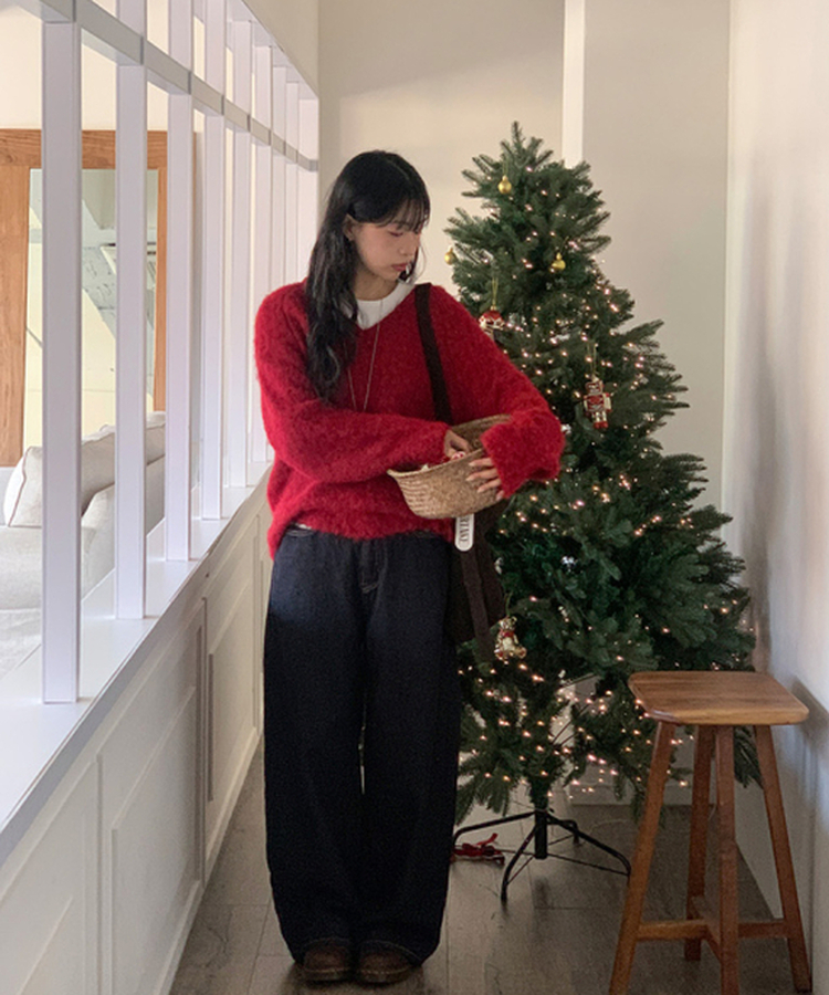 ノンフェードチェックパンツ DEEP DENIM