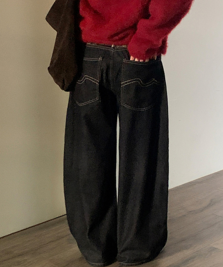 ノンフェードチェックパンツ DEEP DENIM