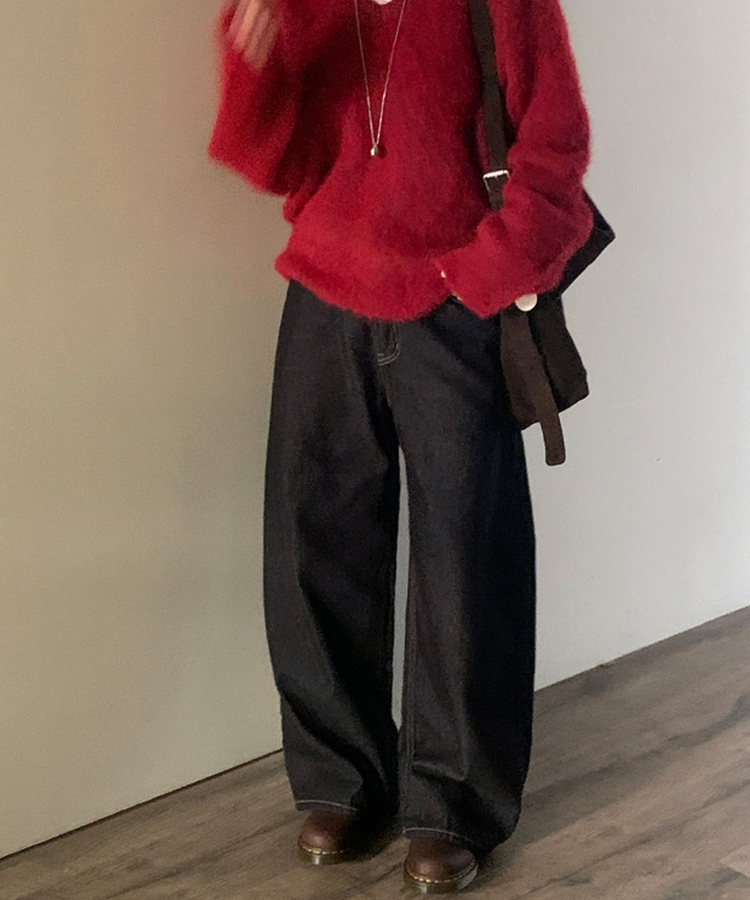 ノンフェードチェックパンツ DEEP DENIM