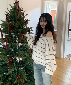 【マフラー付き】マープルニット IVORY