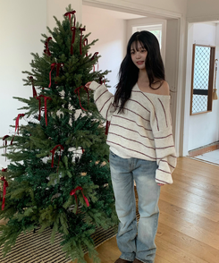 【マフラー付き】マープルニット IVORY