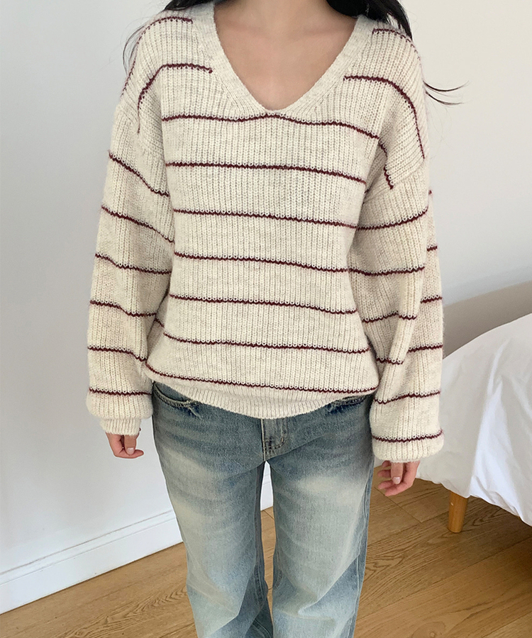 【マフラー付き】マープルニット IVORY