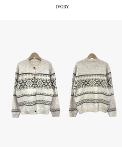 クロスウィービングカーディガン