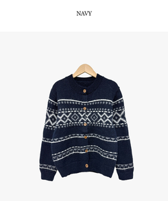 クロスウィービングカーディガン