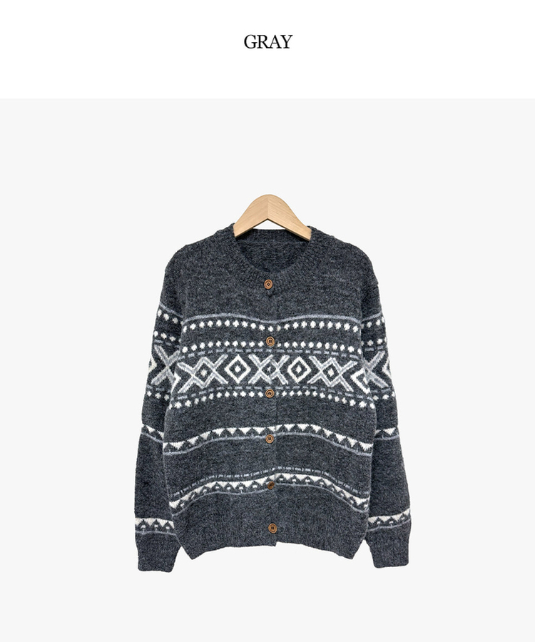 クロスウィービングカーディガン