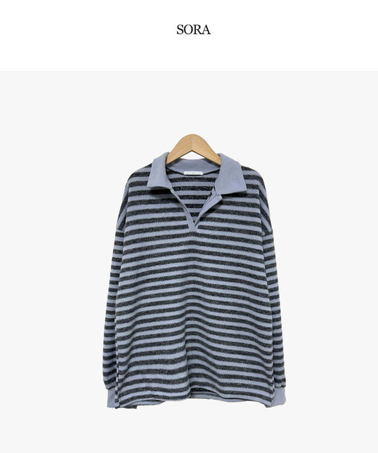 ベーシックストライプTシャツ